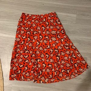 Floral Mid Skirt